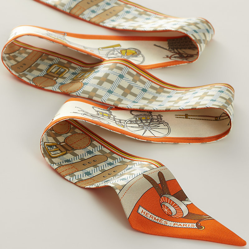 新作Twilly★24S/S★Hermes Les Voitures Nouvelles ツイリー Les Voitures Nouvelles Twilly | Hermès Mainland China